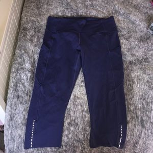 lulu lemon crop fast & free leggings (new)